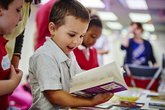 Boy reading