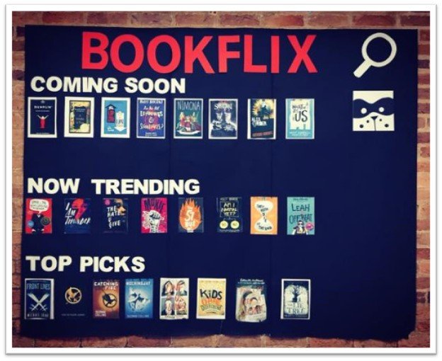 Bookflix display
