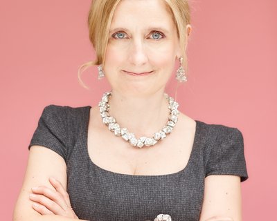 Cressida Cowell photograph by Debra Hurford Brown