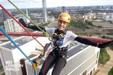 Fundraising abseil over London with the National Literacy Trust