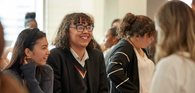 Students networking at Lancôme Citizen's Day