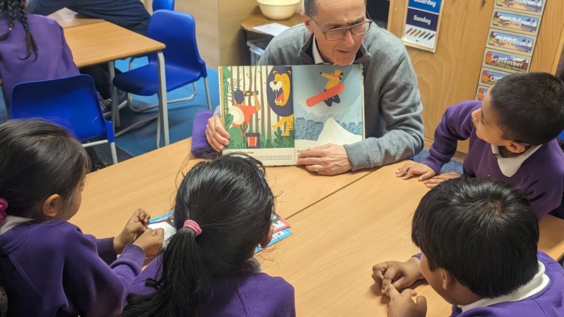 Children take part in Word for Word: Dream Big with our industry volunteers