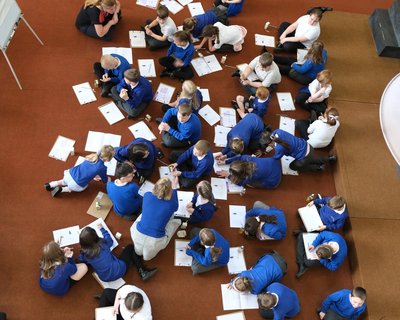 School children take part in a writing workshop_National Literacy Trust