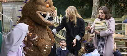The Gruffalo meets children with KPMG and the National Literacy Trust