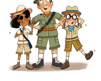 Three in safari gear.jpg