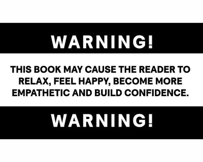 Reading for pleasure WARNING social media campaign asset with white background