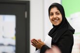 Young person female secondary school classroom National Literacy Trust