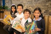 Children enjoying reading