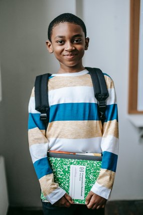 boy at school