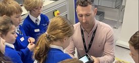 Workplace visit to Zebra Technologies – a variety of jobs and different uses of technology were brought to life for the children through engagement at the Zebra Experience Centre.